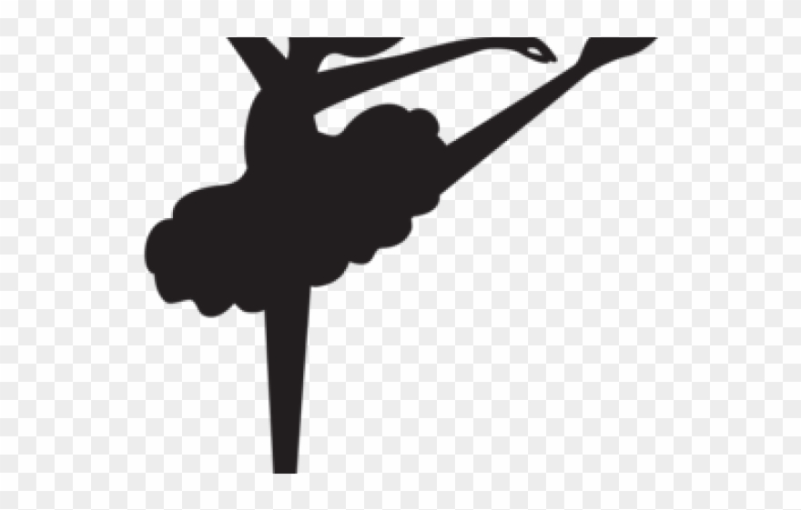 Ballerina Clipart Black And White - Png Download