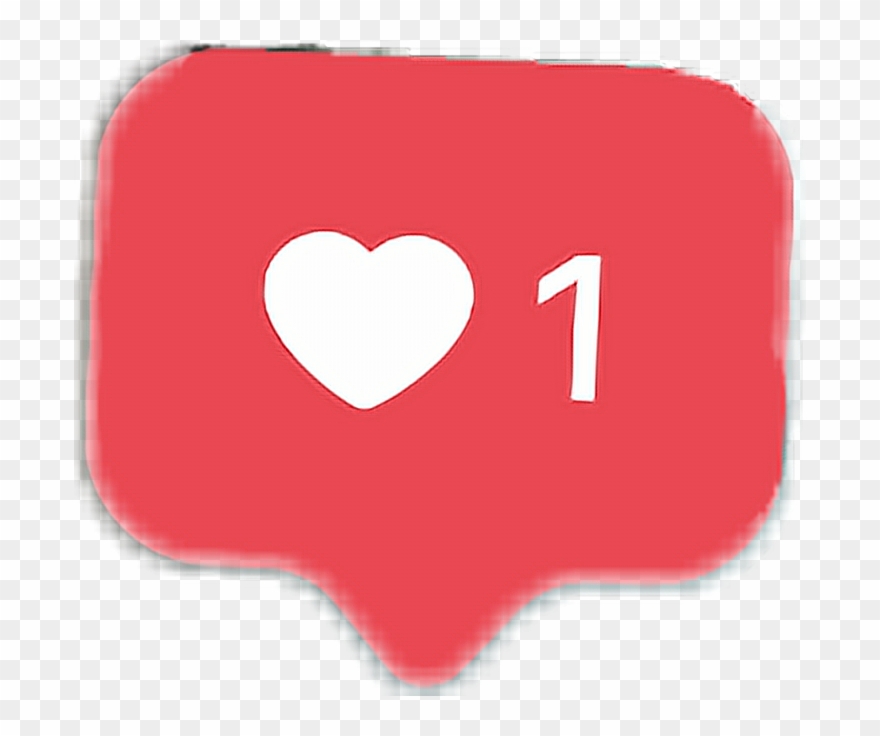Speechbubble Like Instagram Tumblr Heart One Love Cute - Imagens Tumblr Png Like Clipart