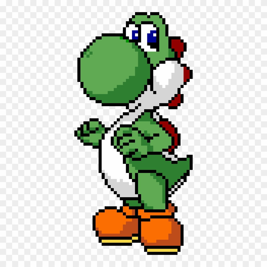 Yoshi - Pixel Art Yoshi Clipart