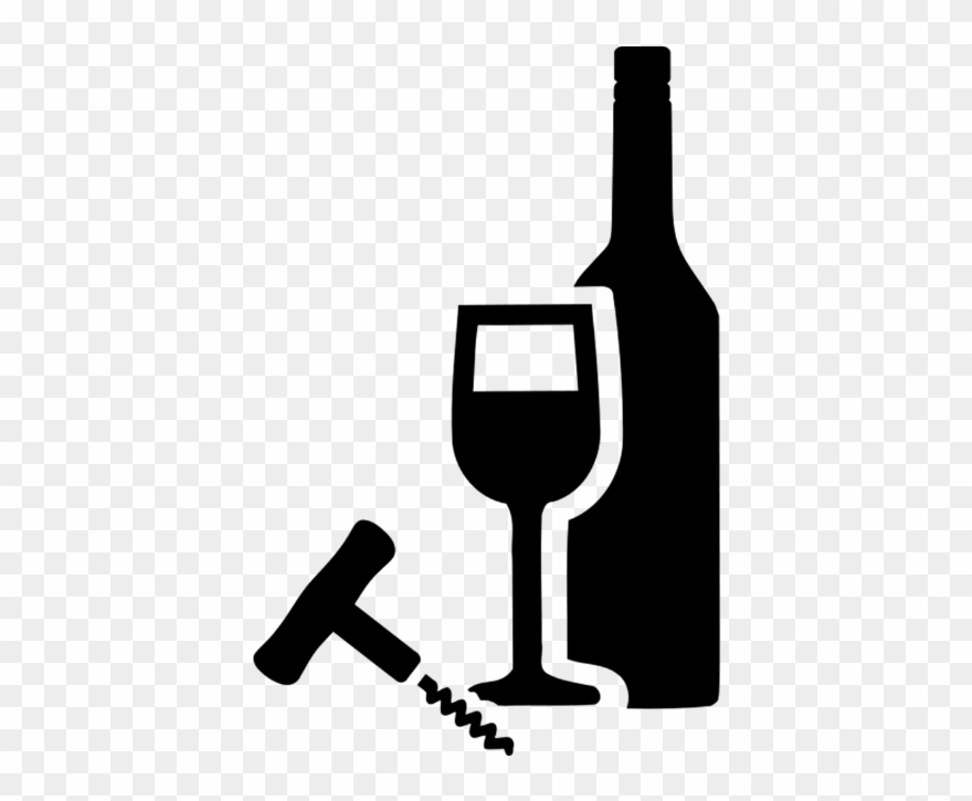 Wine Bottles - Corkscrew Clipart