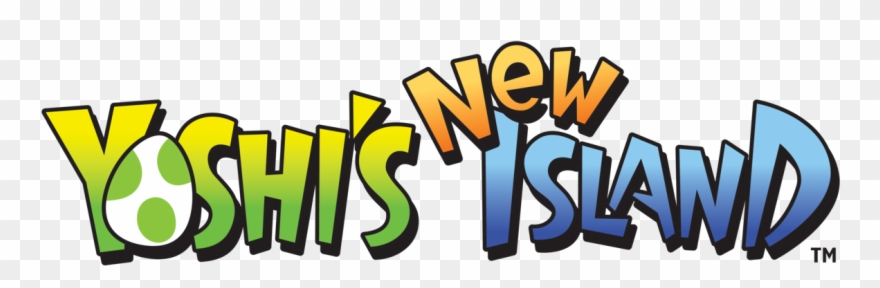 Yoshi's New Island Logo Clipart