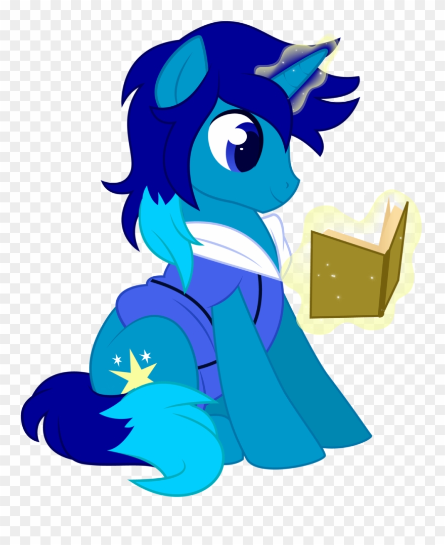 Xnightmelody, Blue, Book, Commission, Magic, Male - Mylittlepony Light Shine Clipart