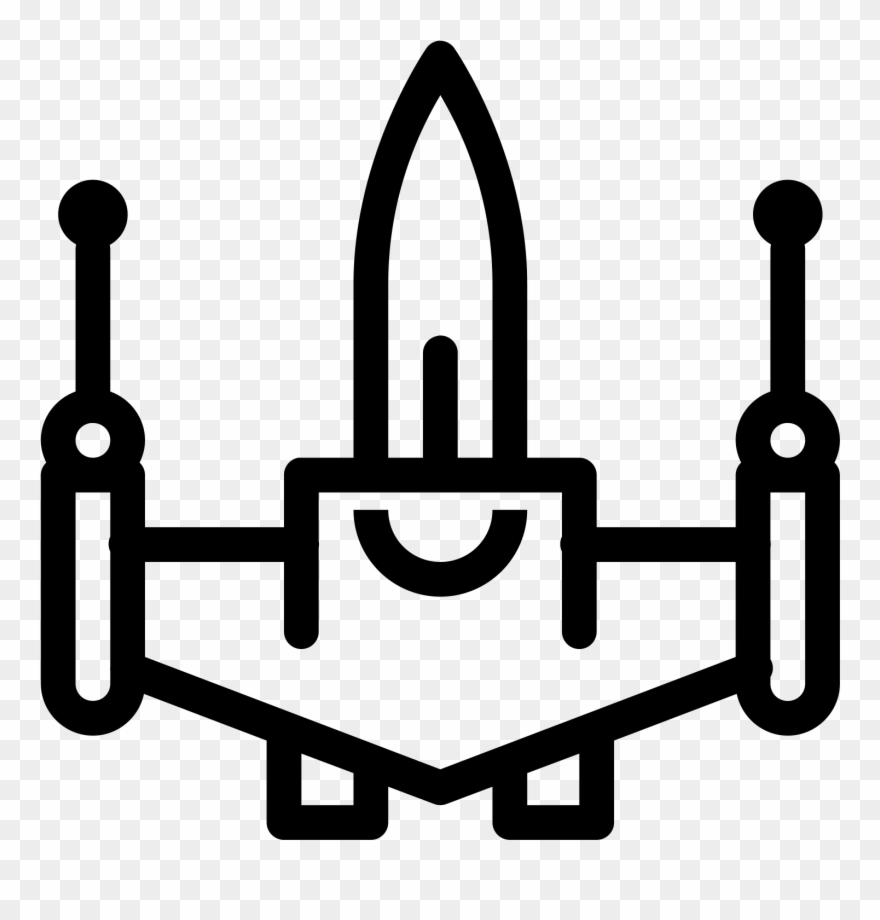 This Looks Like A Space Ship - Icone Vaisseau Spatial Clipart