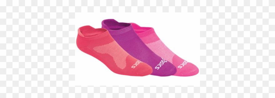 Asics® Seamless Cushion Low 3 Pack Socks - Sock Clipart