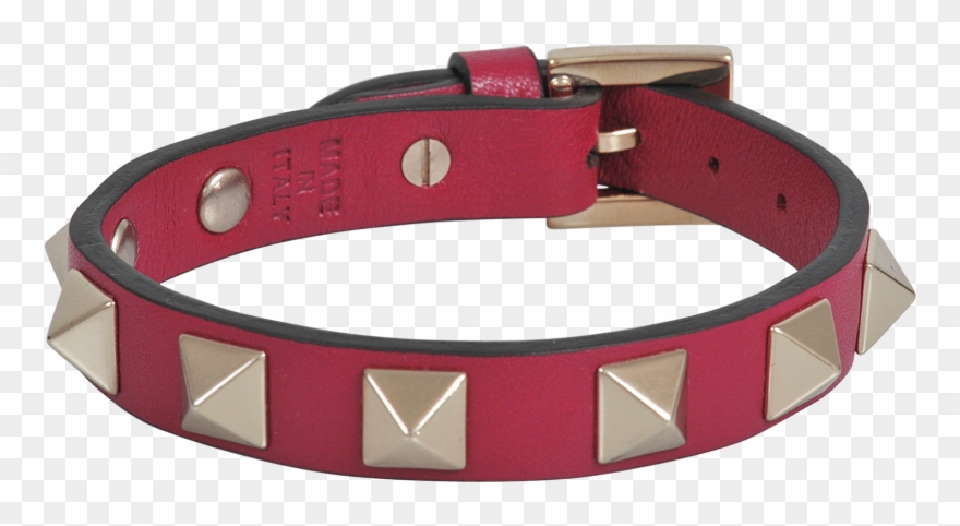 Valentino Garavani Rockstud Small Leather Bracelet - Bracelet Clipart