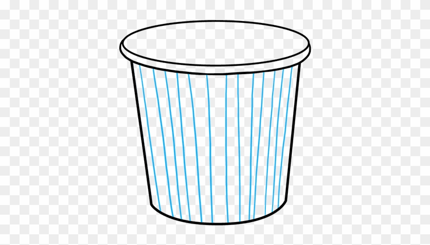 How To Draw Popcorn - Drawing Clipart