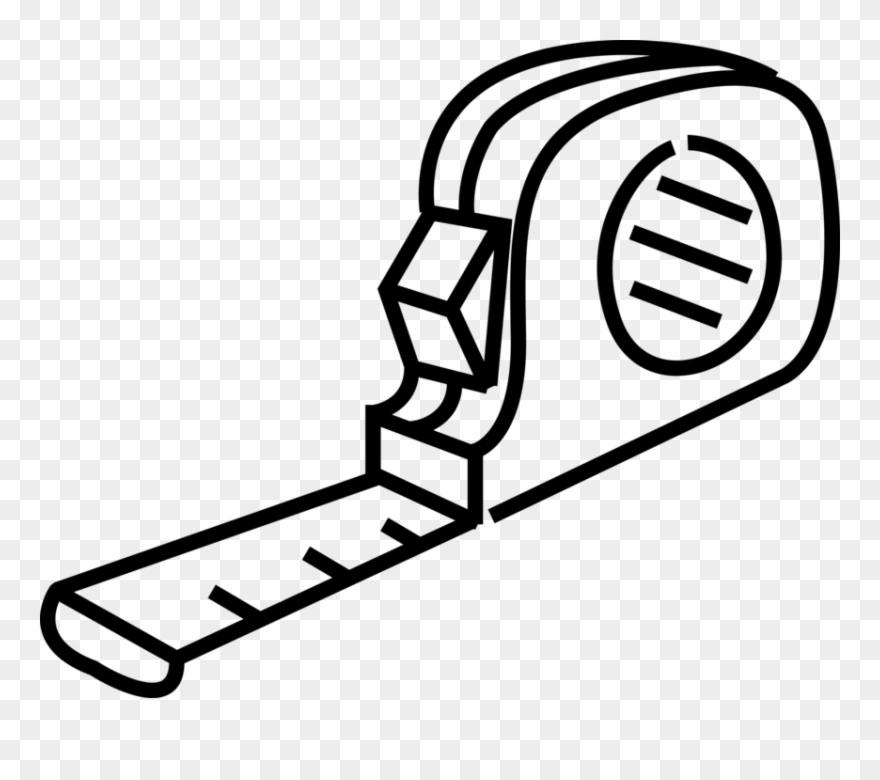 Tape Or Measuring Image Illustration Of Flexible - Tape Measure Clipart Transparent - Png Download