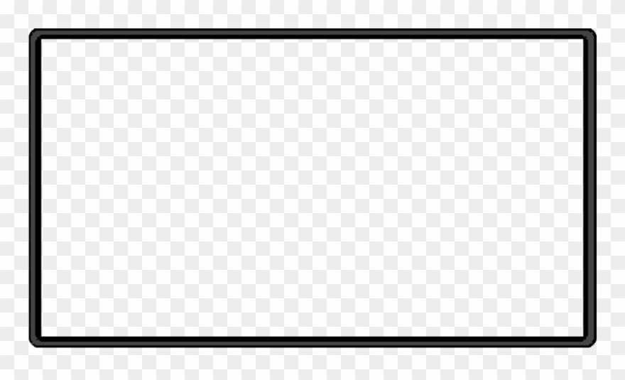 Download Black And White Square Clipart United States - White With Black Outline - Png Download