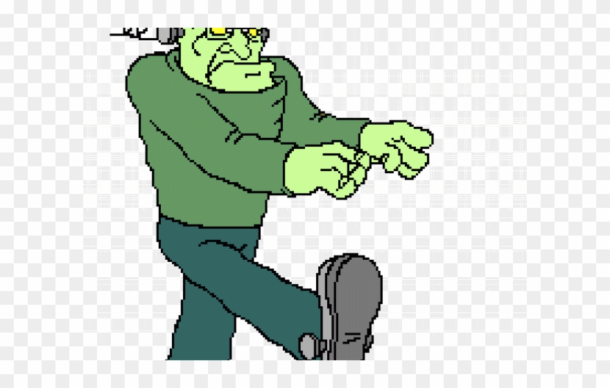 Clipart Frankenstein Animated Gif - Png Download