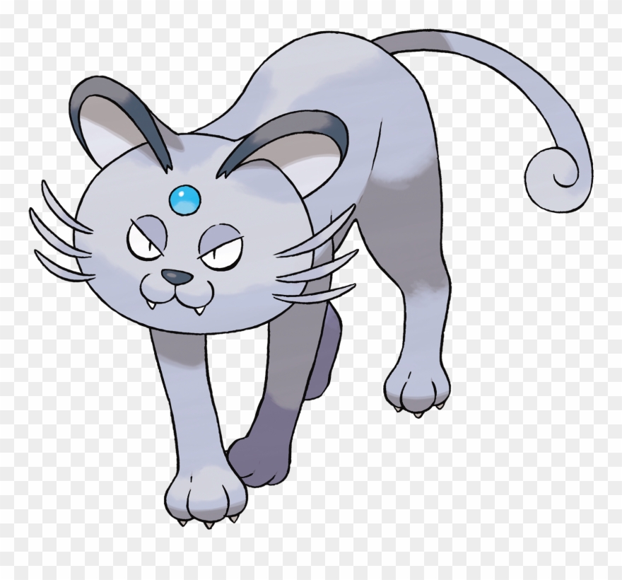 Pkmn Alolan Persian - Alolan Persian Pokemon Go Clipart