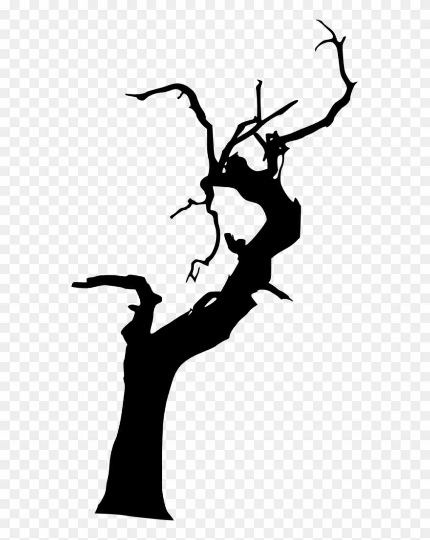 Dead Tree Silhouette Simple 4k Pictures 4k Pictures - Portable Network Graphics Clipart