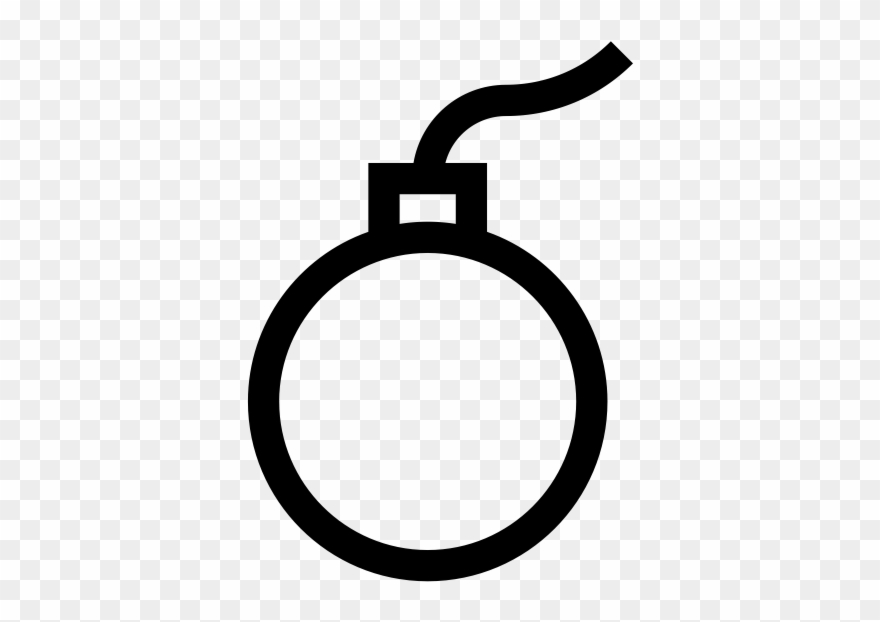 Bomb Rubber Stamp - Paper Lantern Clipart