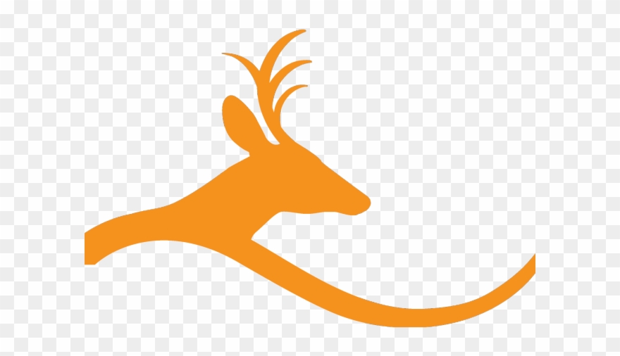 Dear Clipart Golden Deer - Deer - Png Download