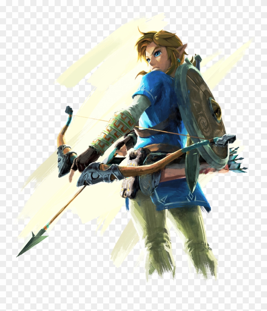 Legend Of Zelda Breath Of The Wild Logo Png Clipart - Link Zelda Breath Of The Wild Png Transparent Png