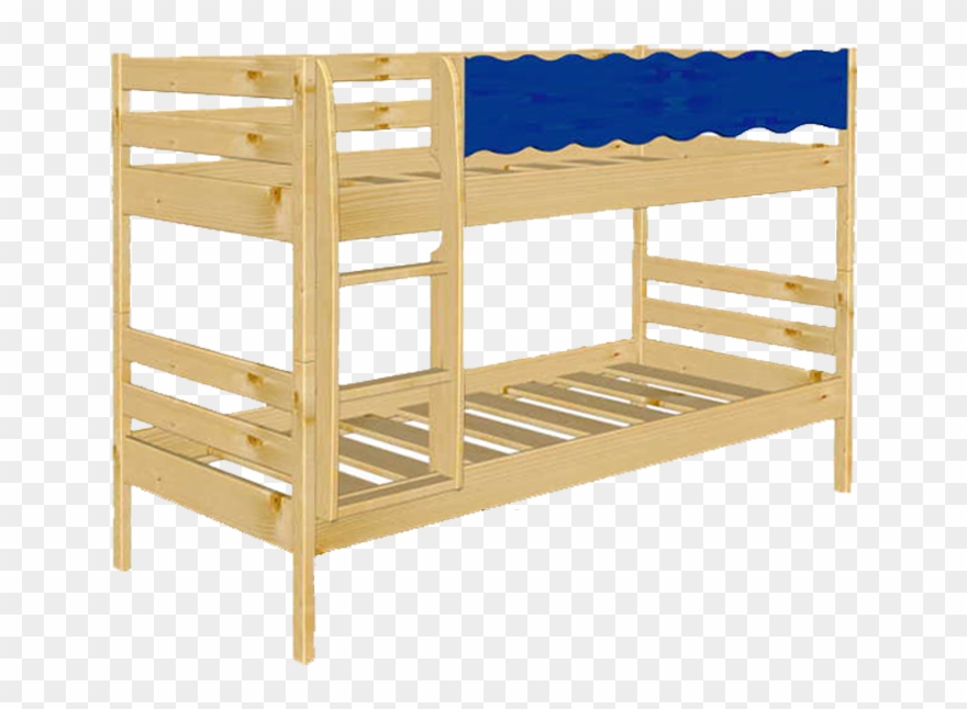 Etagenbett Welle Natur Leiter 2rollroste - Bunk Bed Clipart