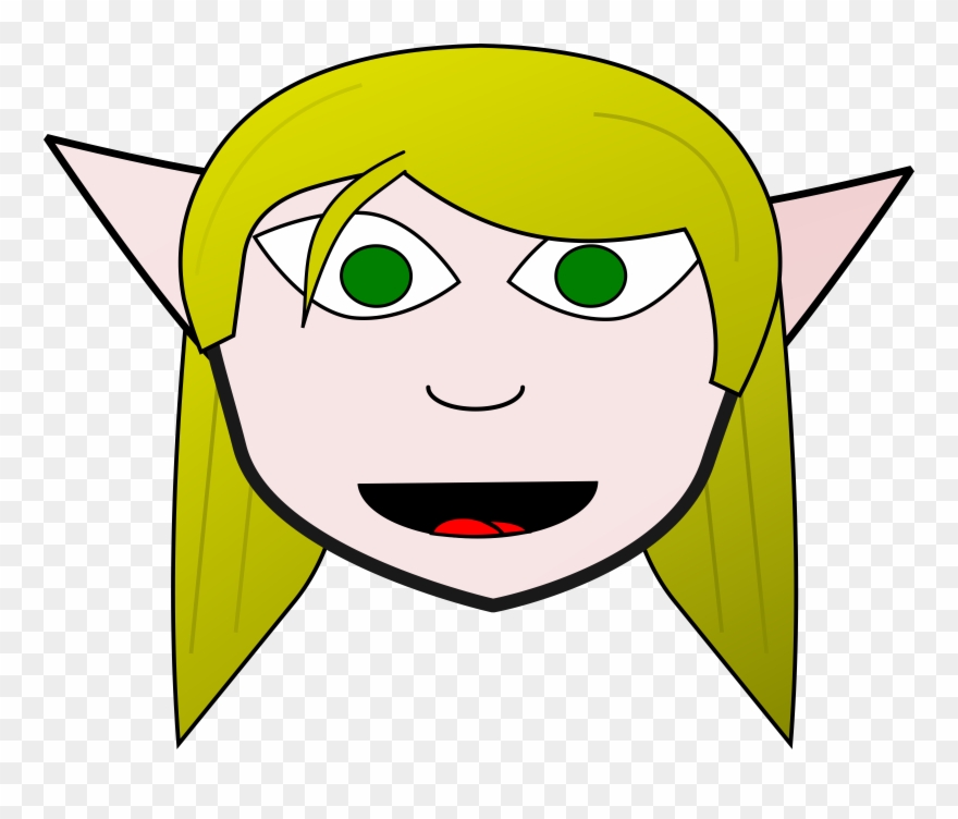 Big Image - Elf Hoofd Clipart