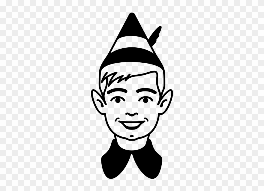 Elf Rubber Stamp - Rubber Stamp Clipart