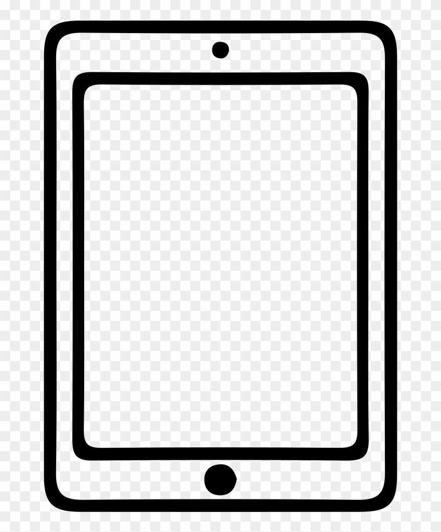 Ipad Comments - Icone Celular Branco Png Clipart