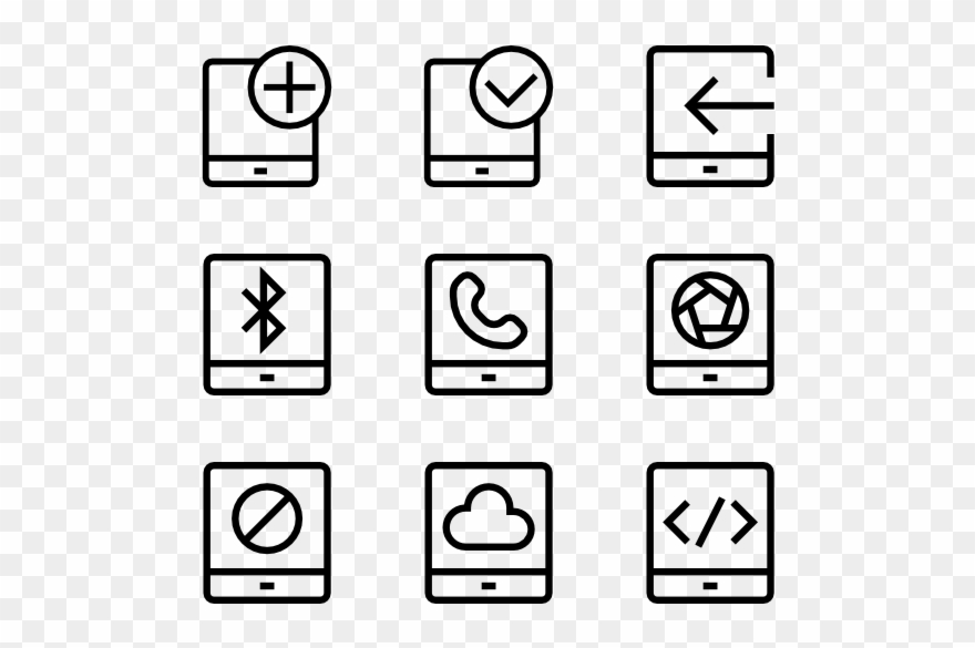 Tablet - Date Time Venue Icon Clipart