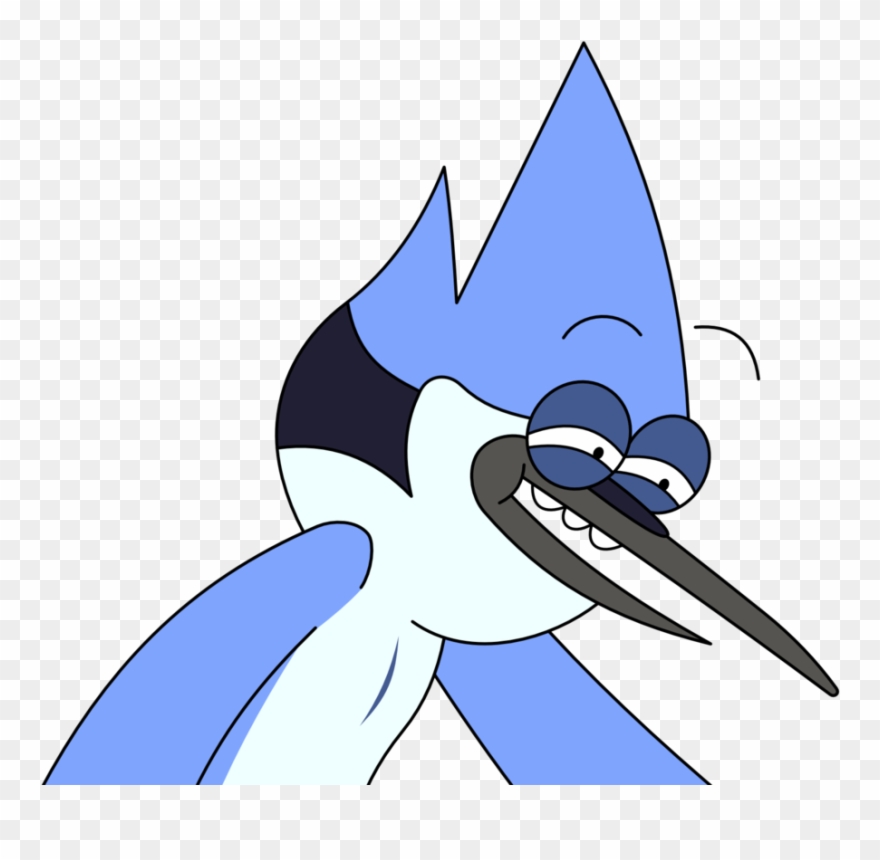 Collection Of Headphones With Music High - Regular Show Mordecai Face Clipart