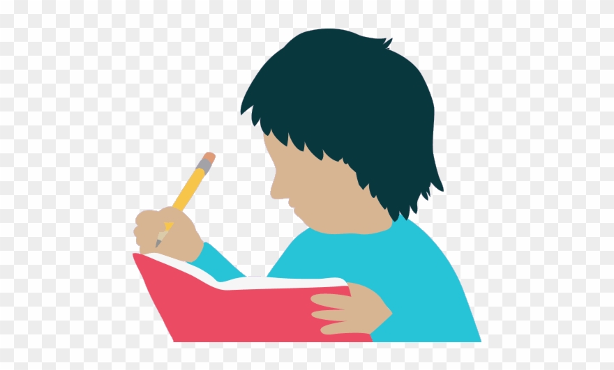 Learning Disabilities In Children - Transparent Cartoon Writing Gif Clipart