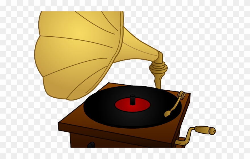 Record Player Clipart Disc - Gramophone Record Player Png Transparent Png