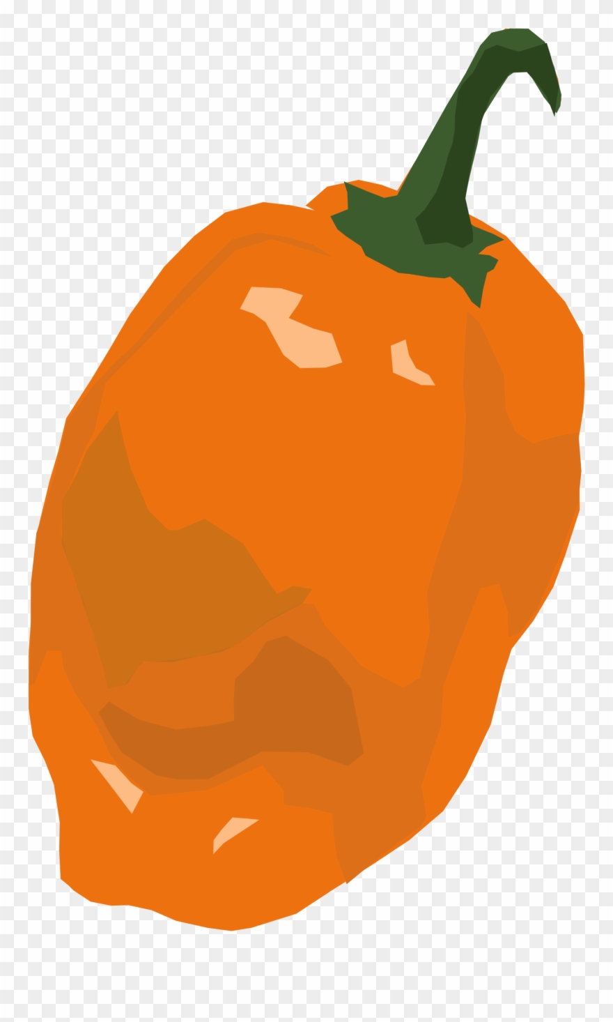 Clipart Habanero Pepper Chili Border Clip Art Pot Of - Habanero Pepper Clipart - Png Download