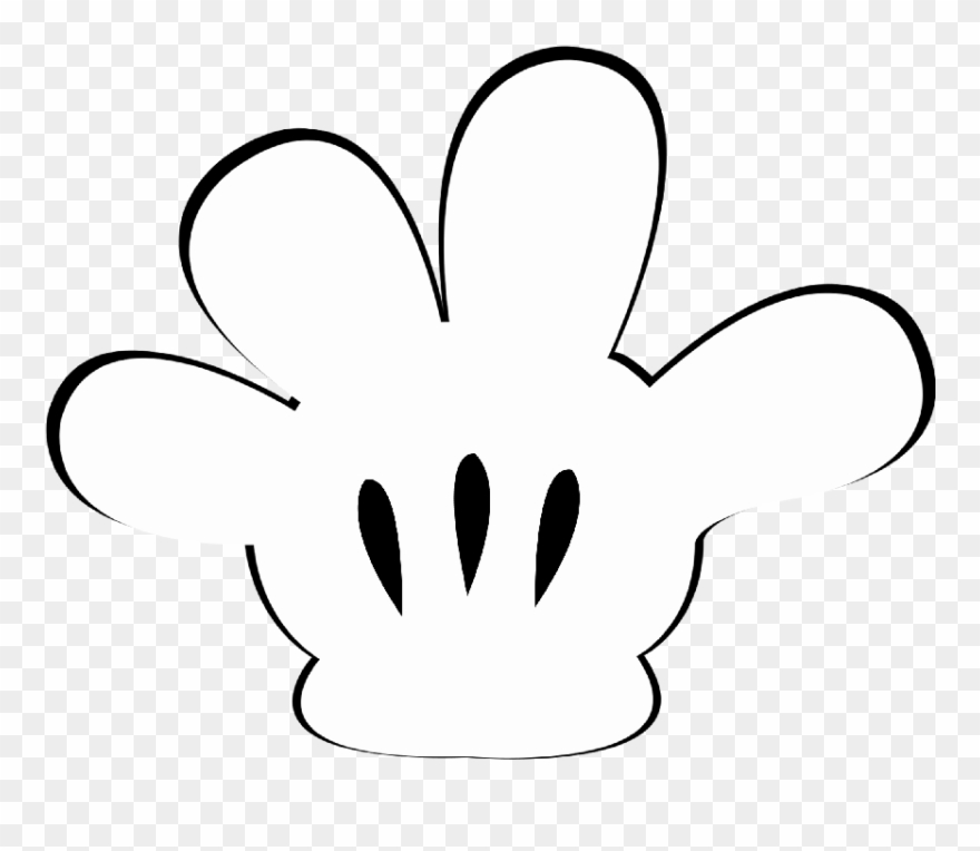Casa Do Mickey - Line Art Clipart