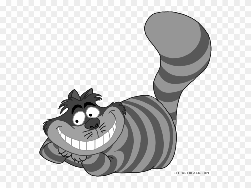 Cheshire Cat Clipart - Animated Alice In Wonderland Characters - Png Download