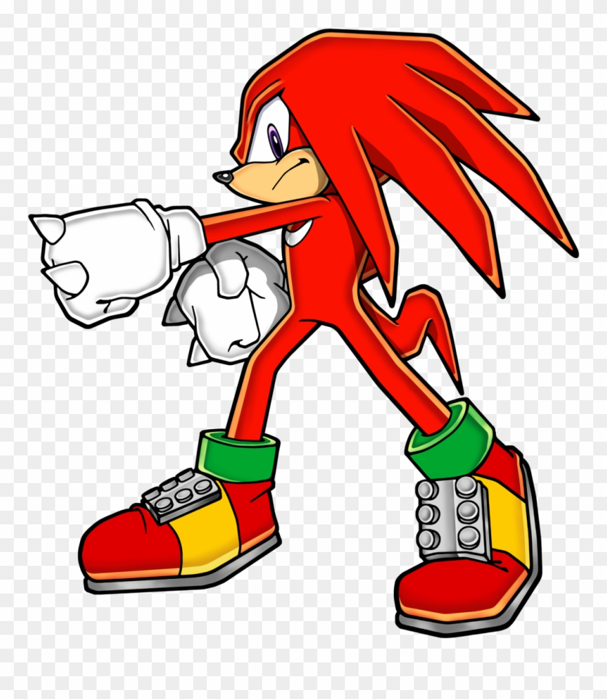 Echidna Clipart Porcupine - Knuckles The Echidna Pose - Png Download