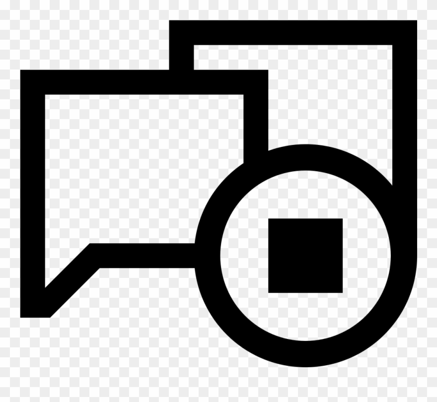 File - Chat Stop - Svg - Online Chat Clipart