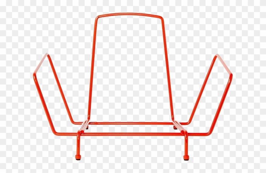Record Rack - International Orange Clipart