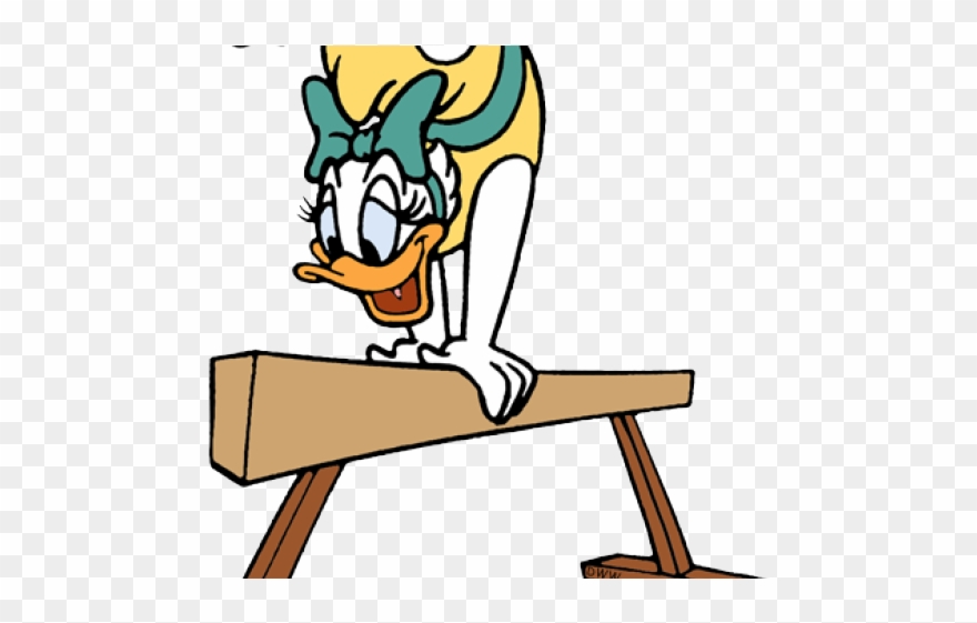 Duck Clipart Game - Ducks Doing Gymnastics - Png Download