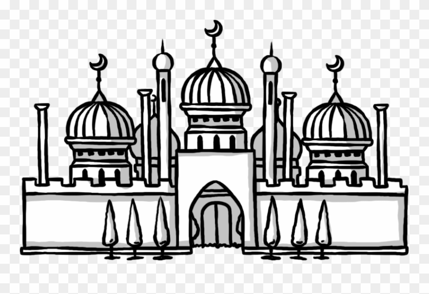 Adobe After Hand Painted Palace Transprent Handpainted - رسم قصر Clipart