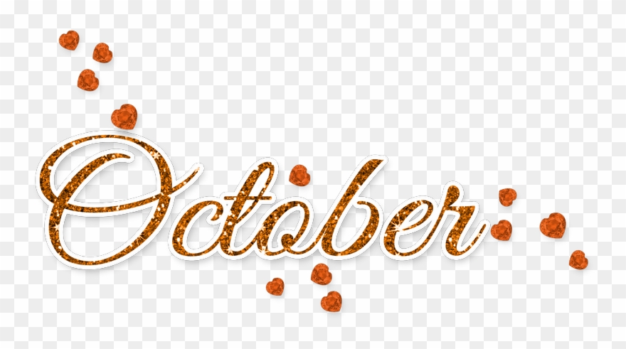 Cheyokota Digital Scraps - Hello October Let The Birthday Month Begin Clipart