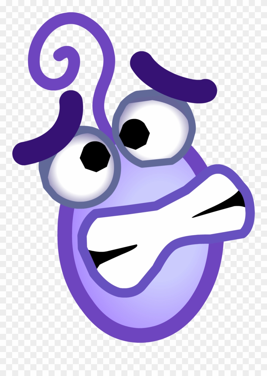 Inside Out Fear Clipart Bbcpersian7 Collections - Club Penguin Emote Party - Png Download