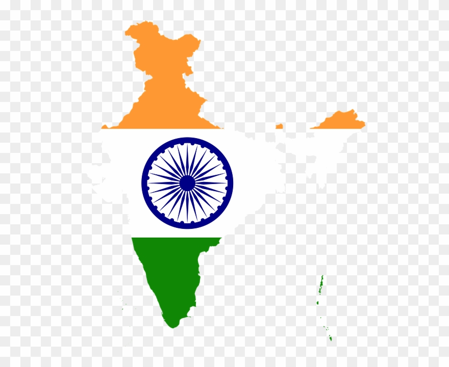 Borders, Country, Flag, Geography, Map, Nation, Asia - Our National Flag India Clipart