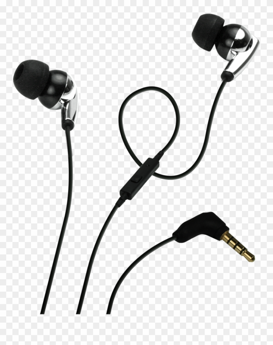 Clip Art Earbuds Transparent Background - Transparent Background Earphone Png