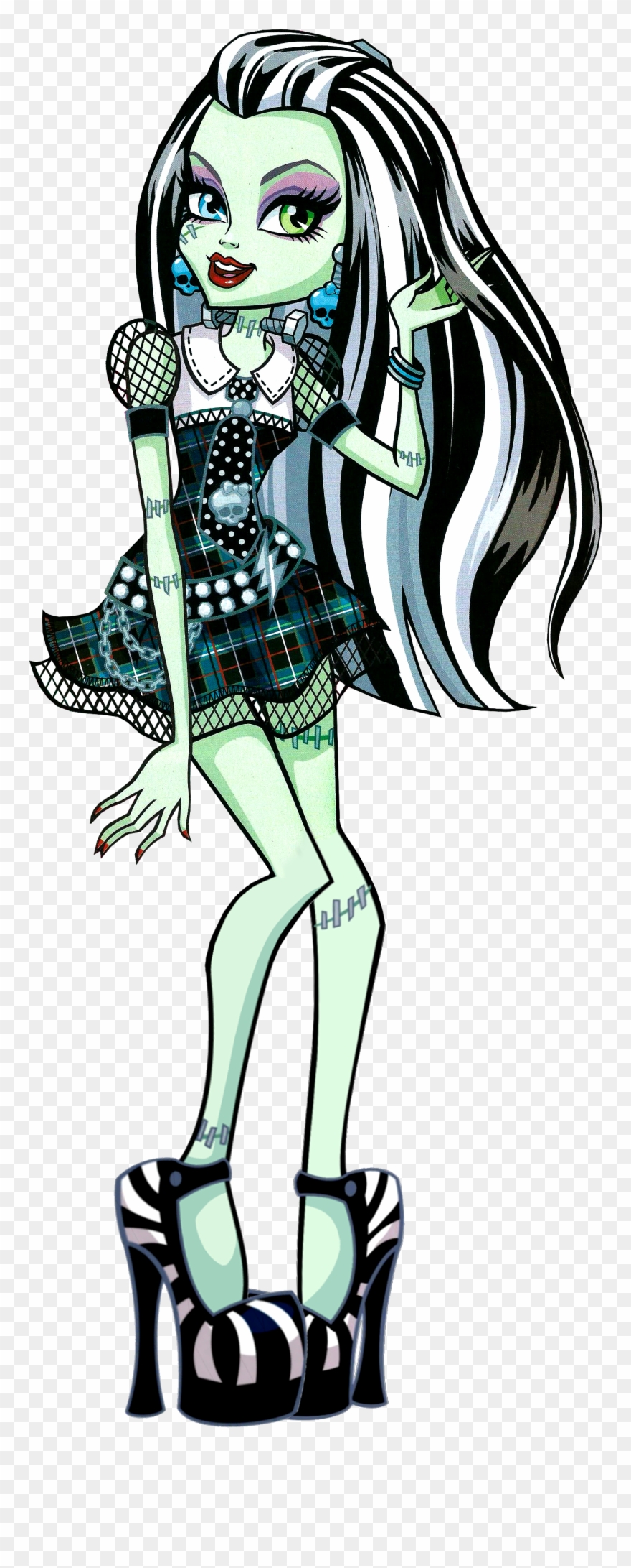 A Imprimer, Contenus Gratuits À Imprimer, Deguisement - Frankie Stein De Monster High Clipart