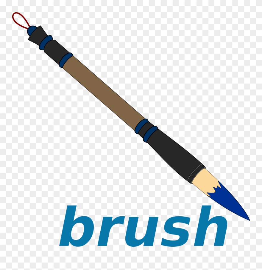 File Wikivoc Wikimedia Commons Open - Brush Clipart