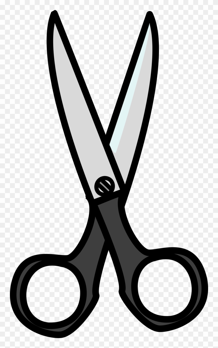 Scissors Cutting Isolated - Scissors Cartoon Png Clipart
