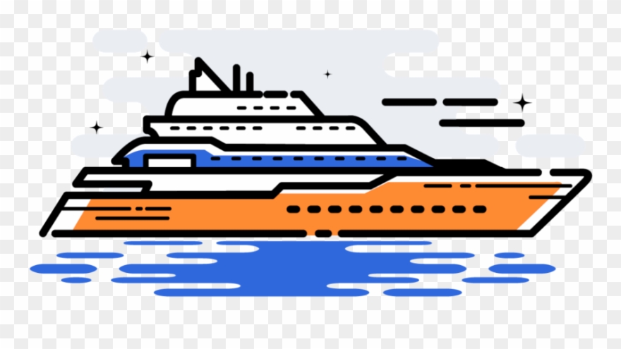 For The Management - Luxury Yacht Clipart