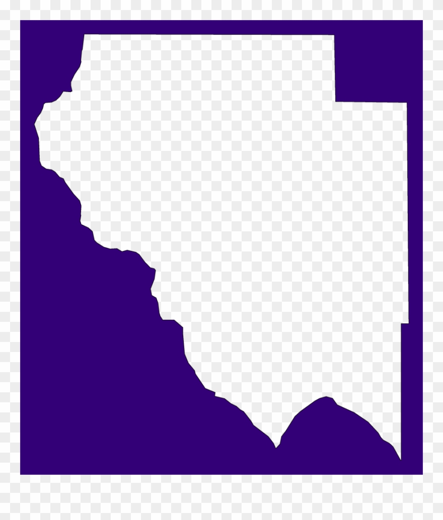 A Plain Frame Map Of Okeechobee Clipart