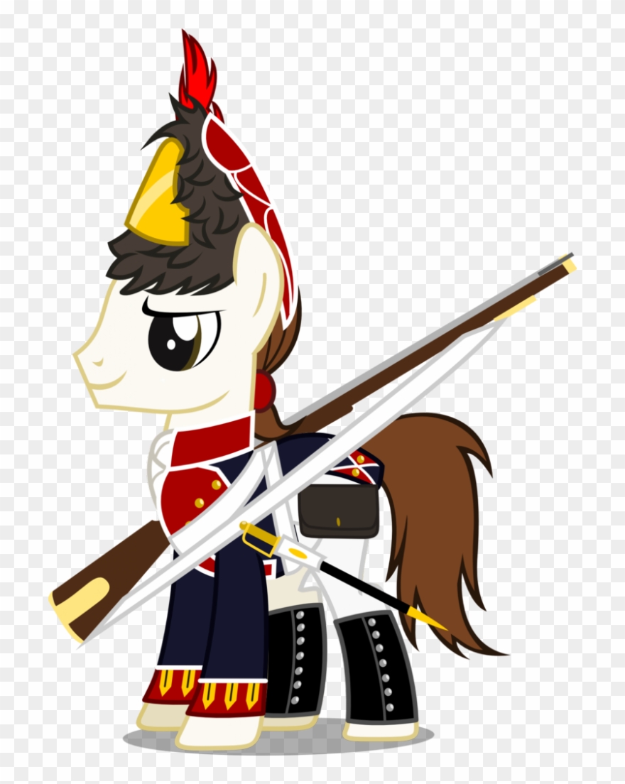 It Comes With A Saber And Musket For Added Decorations - My Little Pony: Friendship Is Magic Clipart