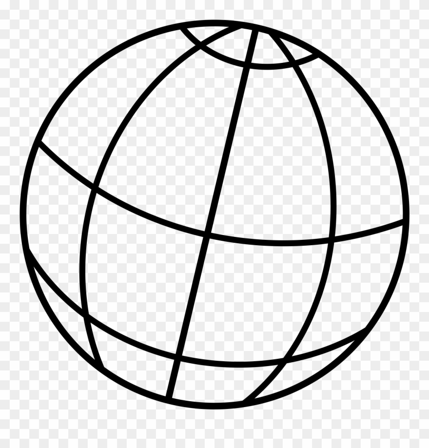 Clip Art Library Stock Earth At Getdrawings Com - Globe Lines - Png Download