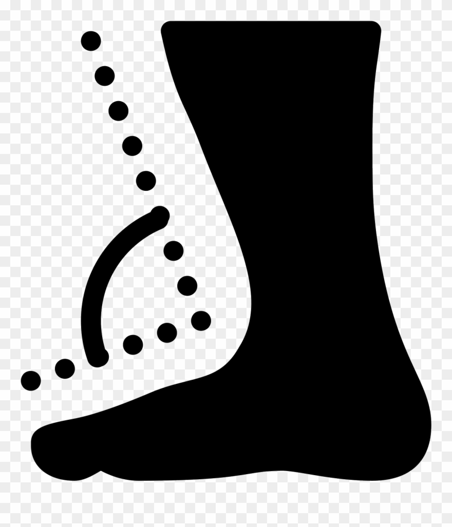 Clip Art Transparent Download Ankle Drawing Foot Angle - Foot - Png Download