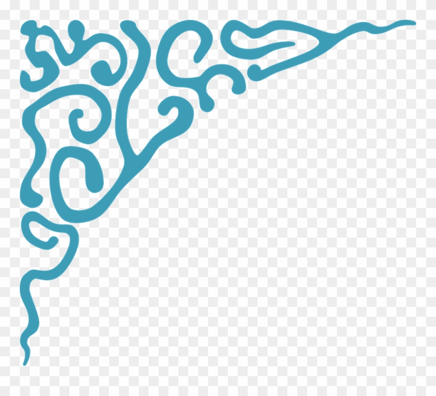 Decorative Lines 25, Buy Clip Art - Eid Mubarak In Arabic Script, Eid Al Fitr Calligraphy - Png Download