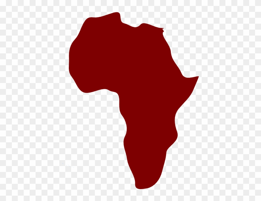 Banner Freeuse Stock Africa Clipart North - Red Africa Map Png Transparent Png