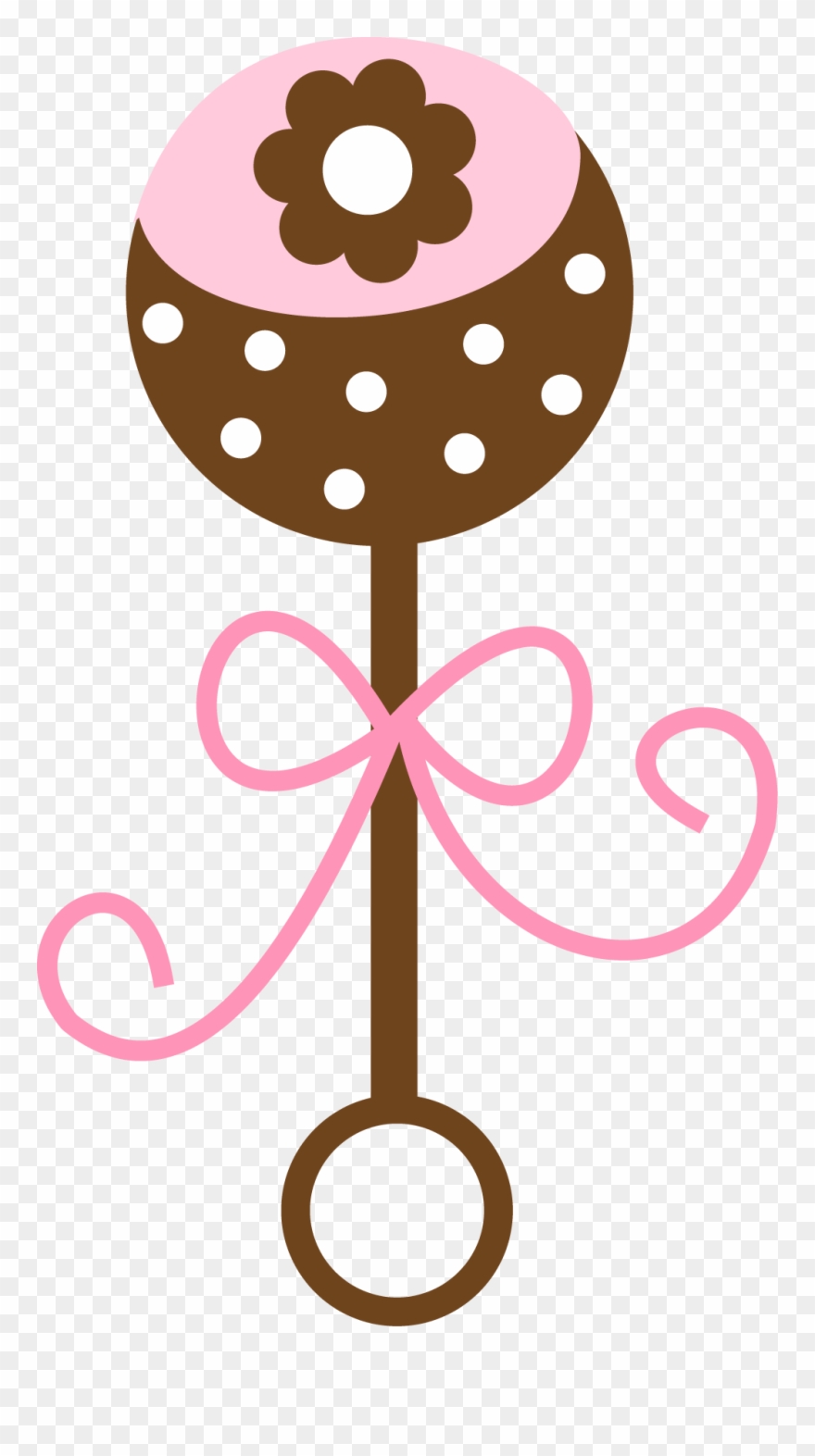 Baby Girl Rattle Clipart - Png Download