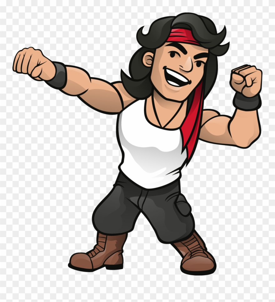 Soldier Fighter Cartoon Clipart